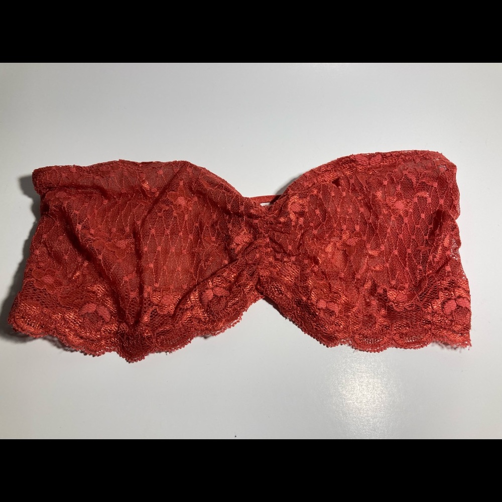 Free People Bandeau Bralette Size: Medium Color: Terracotta